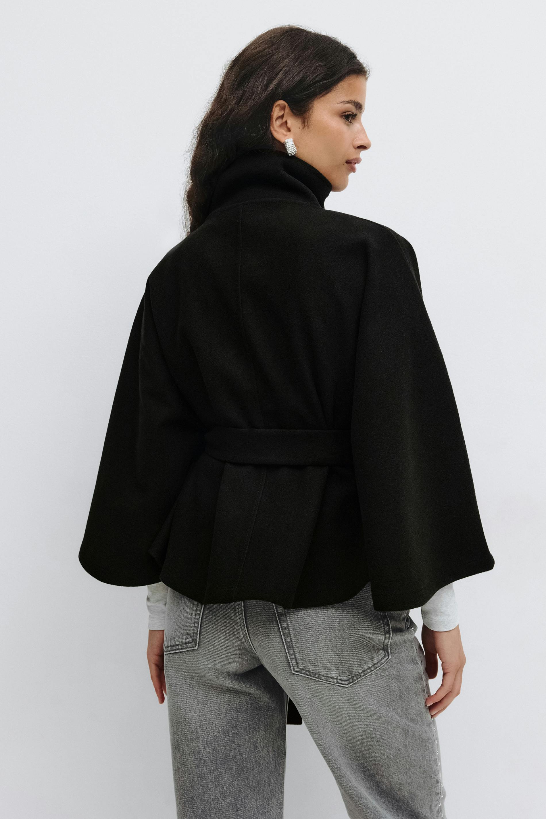 Short Cape Jacket-Valefold