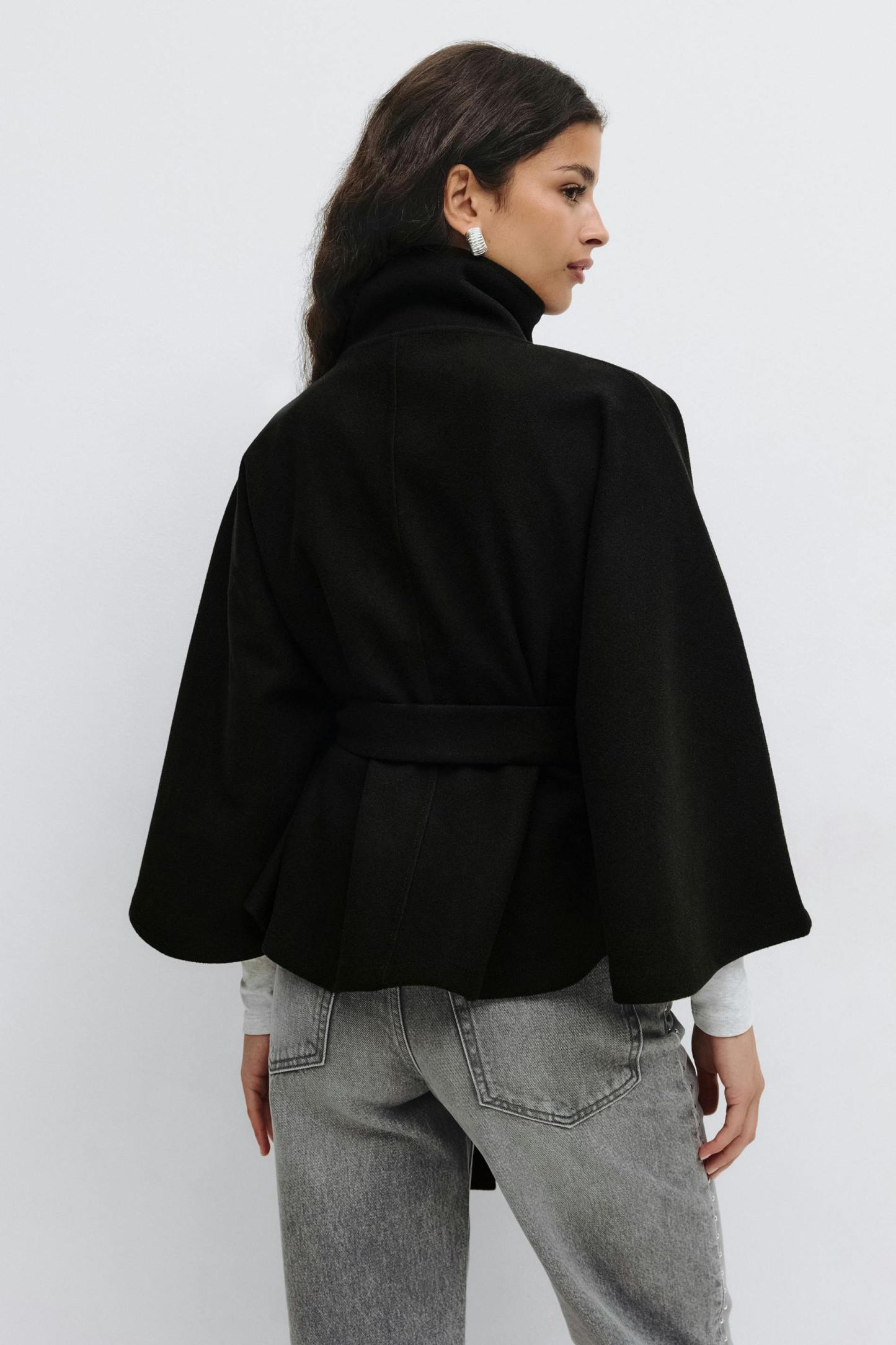 Short Cape Jacket-Valefold