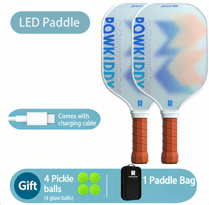 LED pickleball paddles