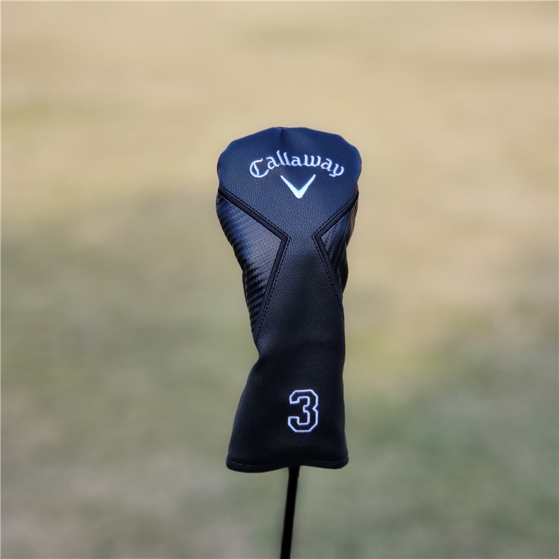 Premium Golf Headcovers - Driver, Fairway Woods (3/5), and Hybrids