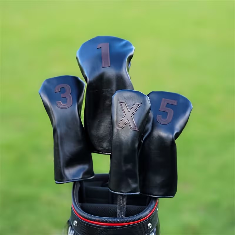 Golf Headcover Set Leather
