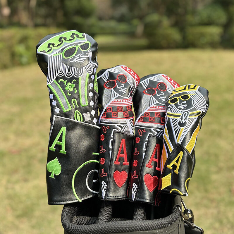 High Roller Playing Card Golf Headcovers