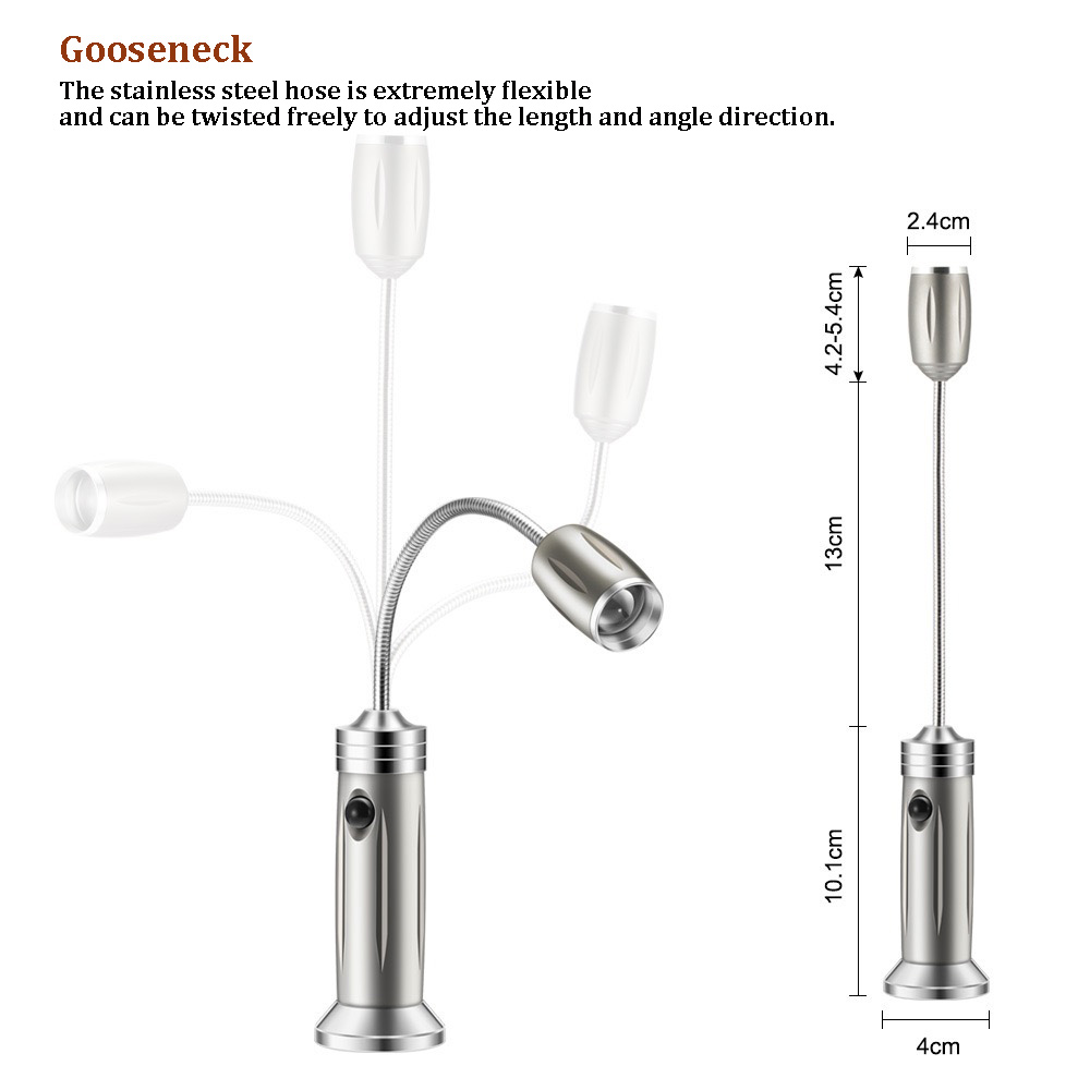 Professional Grade Magnetic Gooseneck BBQ & Work Light