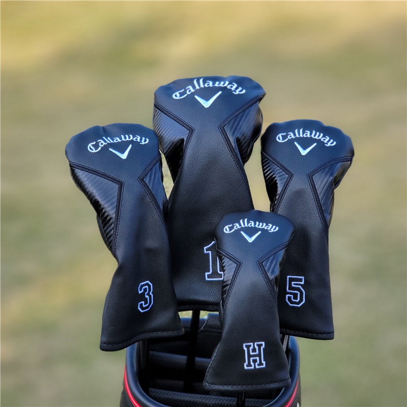Premium Golf Headcovers - Driver, Fairway Woods (3/5), and Hybrids