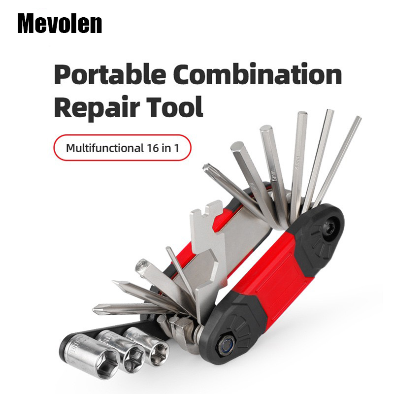 16-in-1 Portable Precision Bicycle Multitool