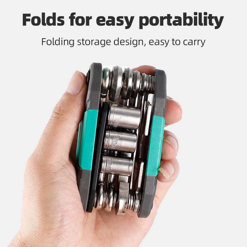 16-in-1 Portable Precision Bicycle Multitool