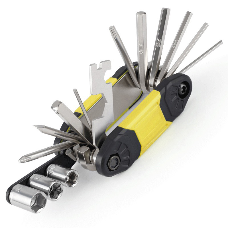 16-in-1 Portable Precision Bicycle Multitool