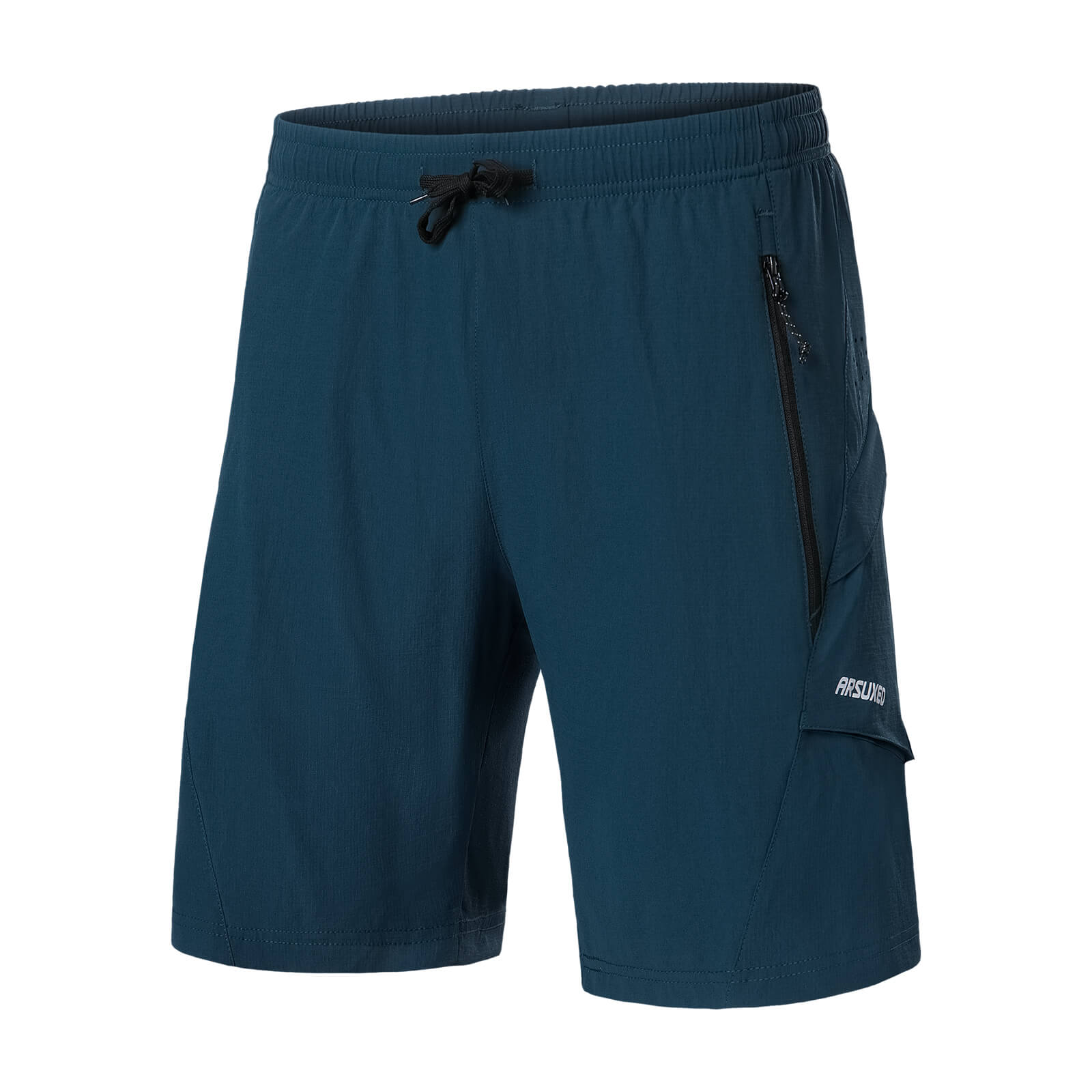 men water repellent multi purpose cycling utility shorts blue