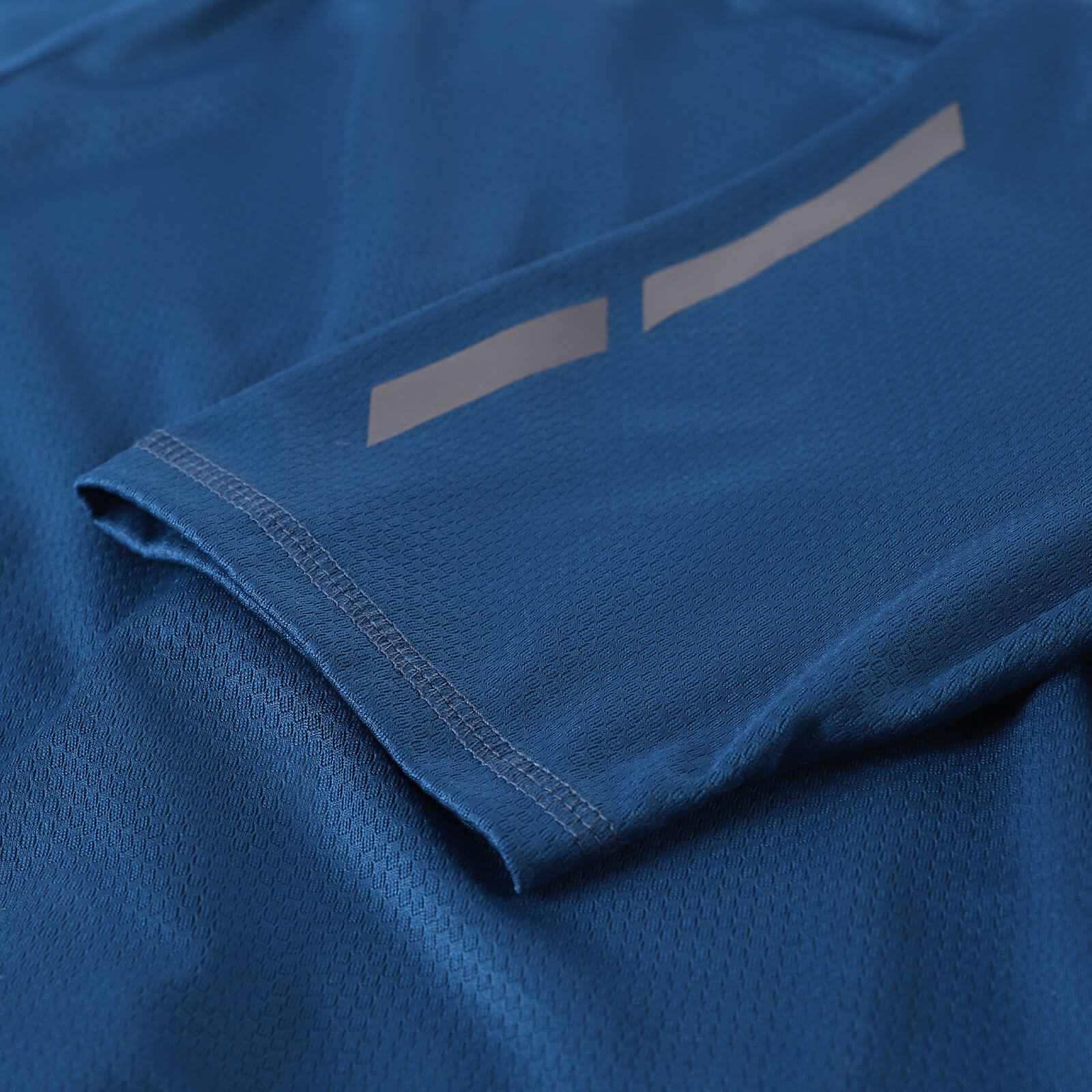 men pro short sleeve cycling jersey blue reflect sleeve