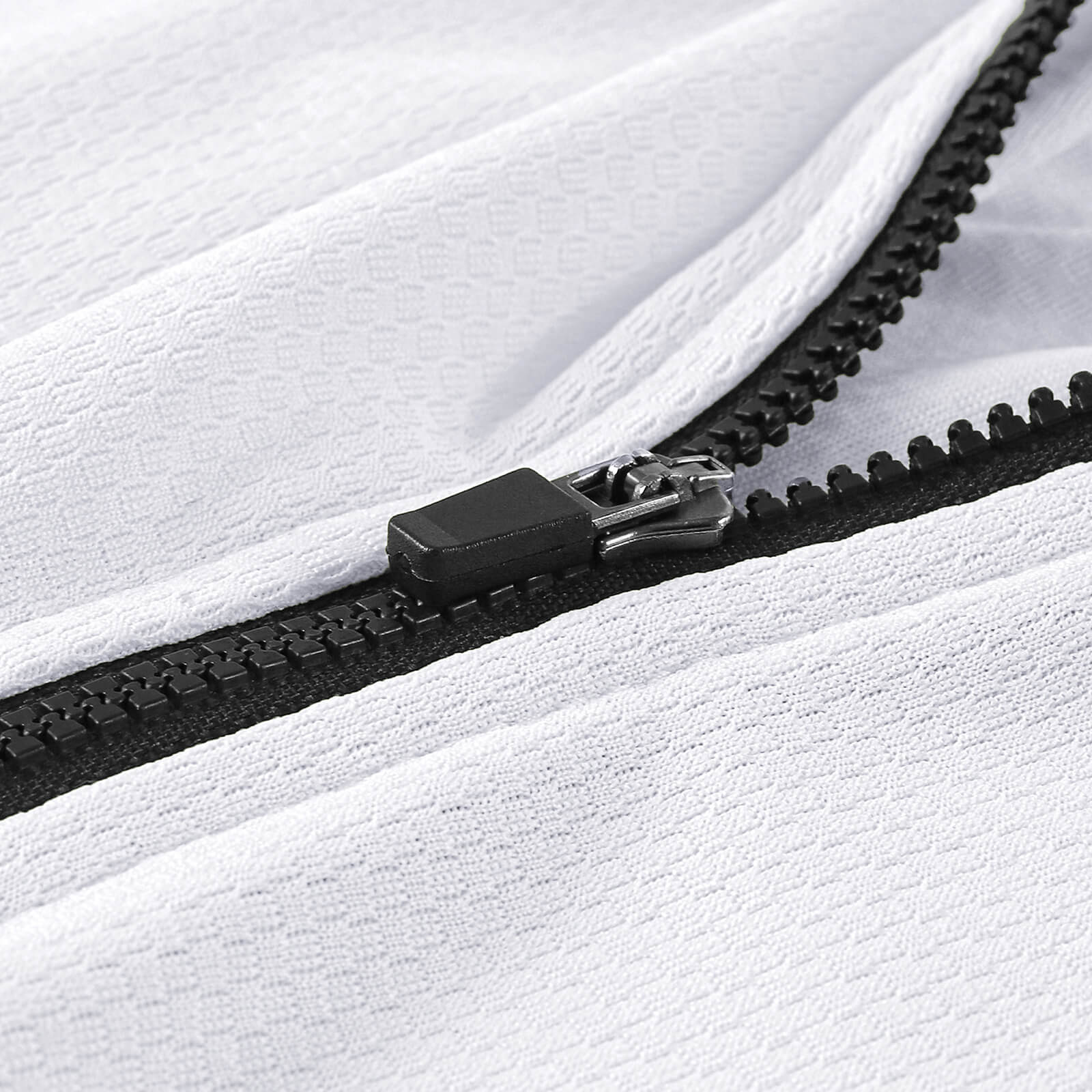 men pro short sleeve cycling jersey white zipper