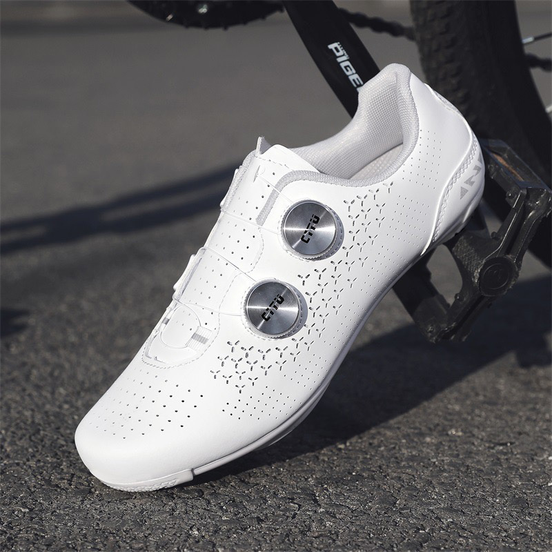 good quality cycling shoes white 