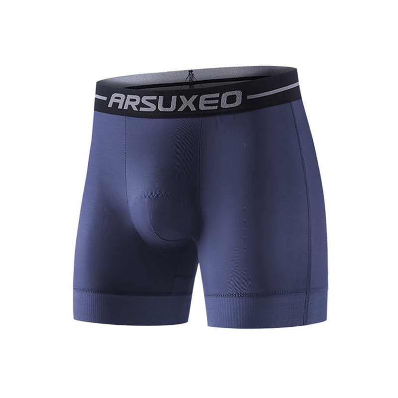 blue cycling liner shorts