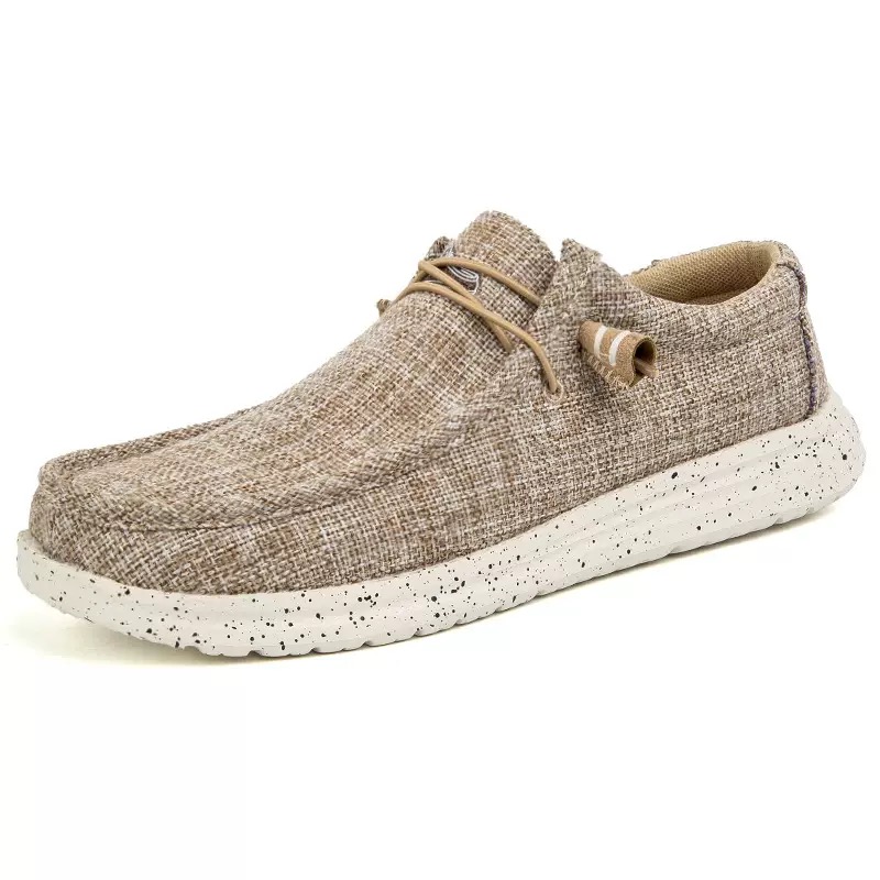 men's ultra lightweight canvas slip on loafers