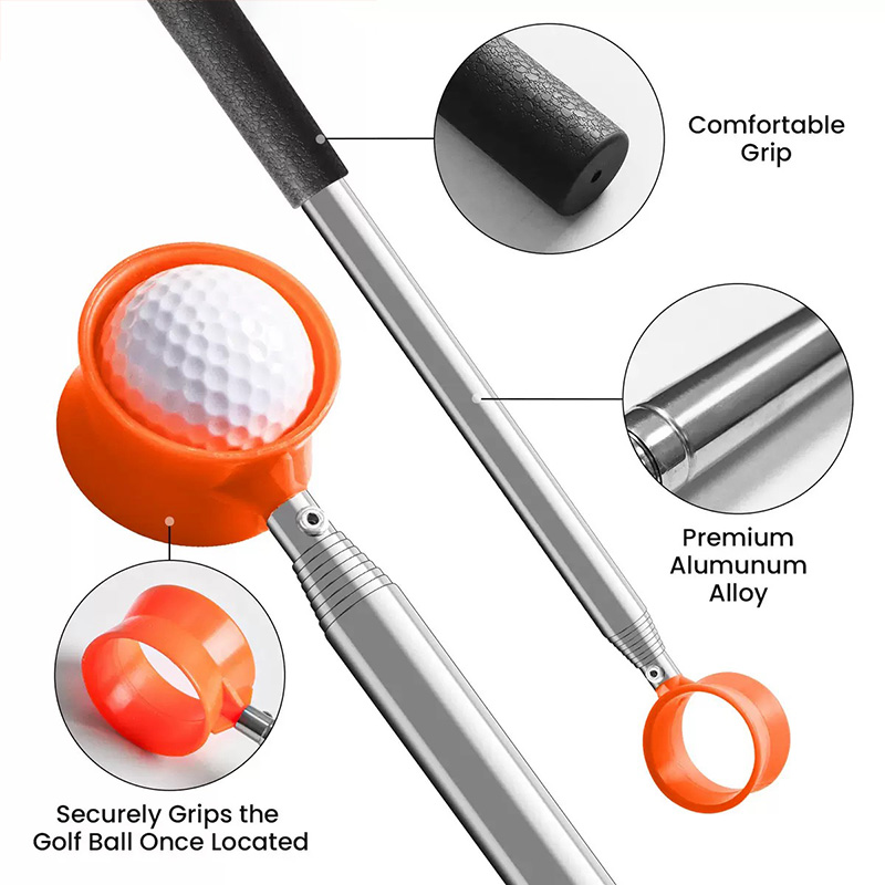 Telescopic Pressure-driven Golf Ball Retriever