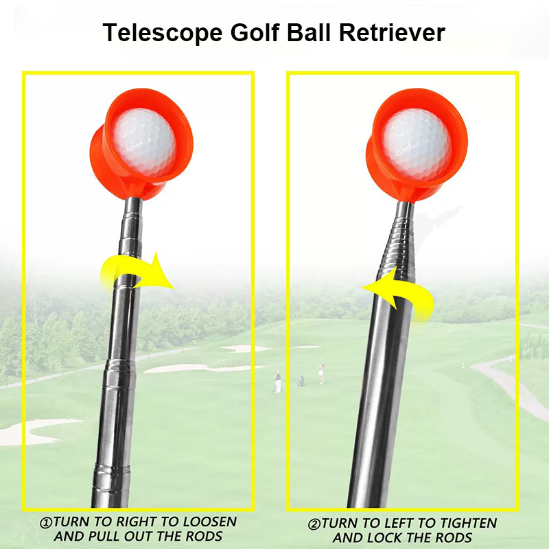 Telescopic Pressure-driven Golf Ball Retriever