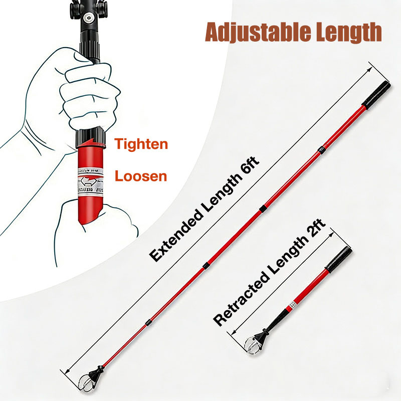 Telescopic Golf Ball Retriever 6FT