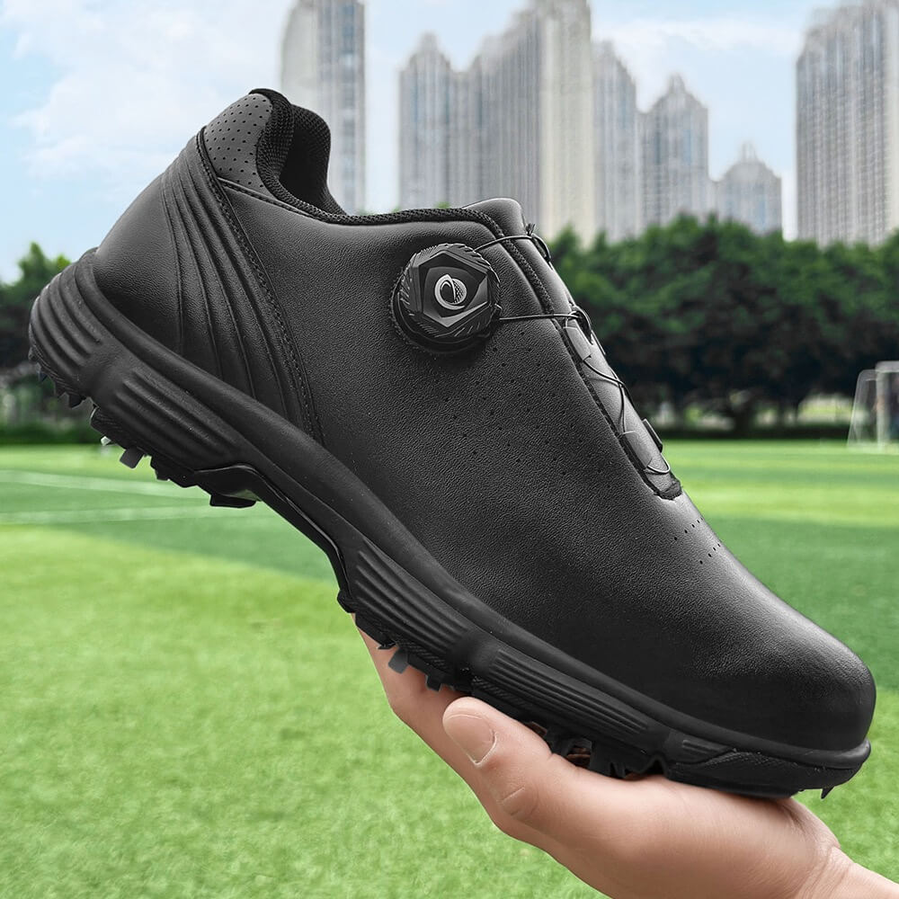 apex dial men’s golf shoes breathable-black