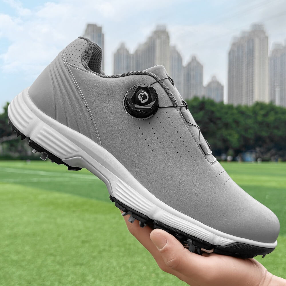 apex dial men’s golf shoes breathable-grey