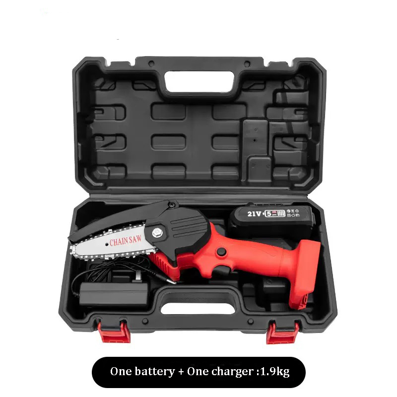 Cordless handheld 4-inch Mini Chainsaw