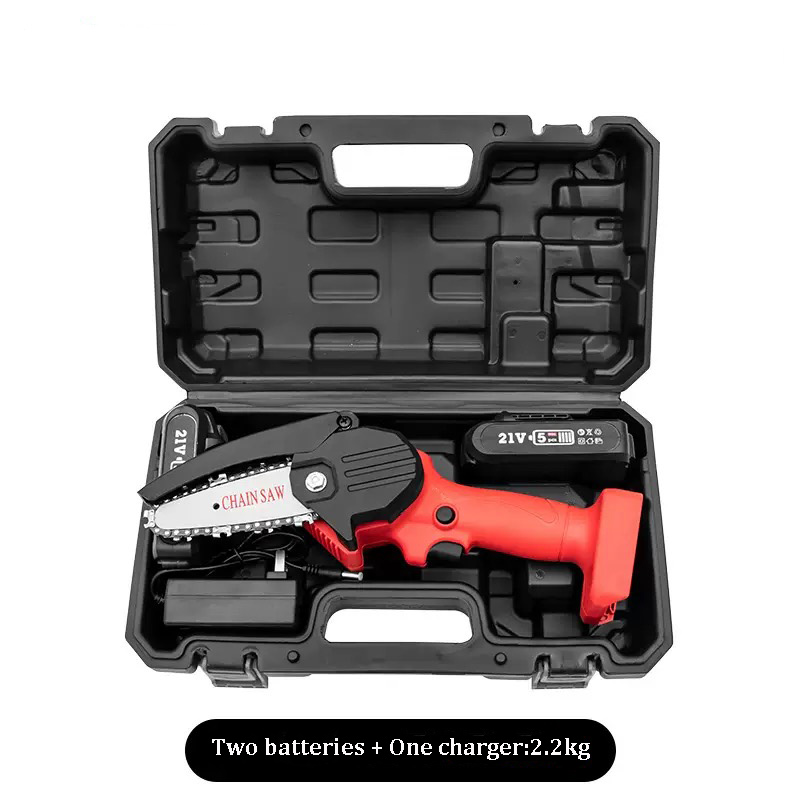 Cordless handheld 4-inch Mini Chainsaw