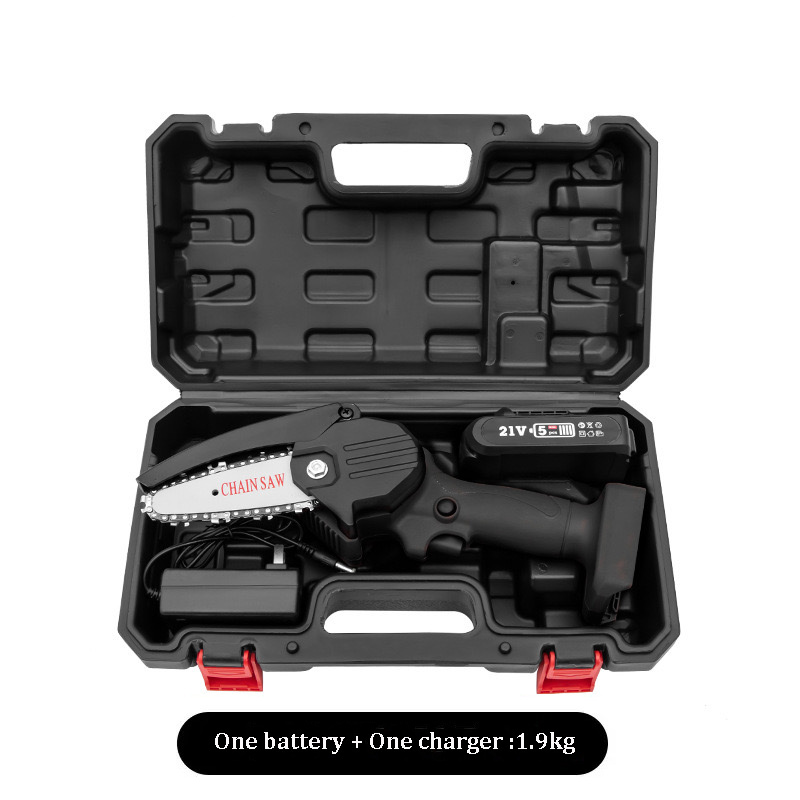 Cordless handheld 4-inch Mini Chainsaw