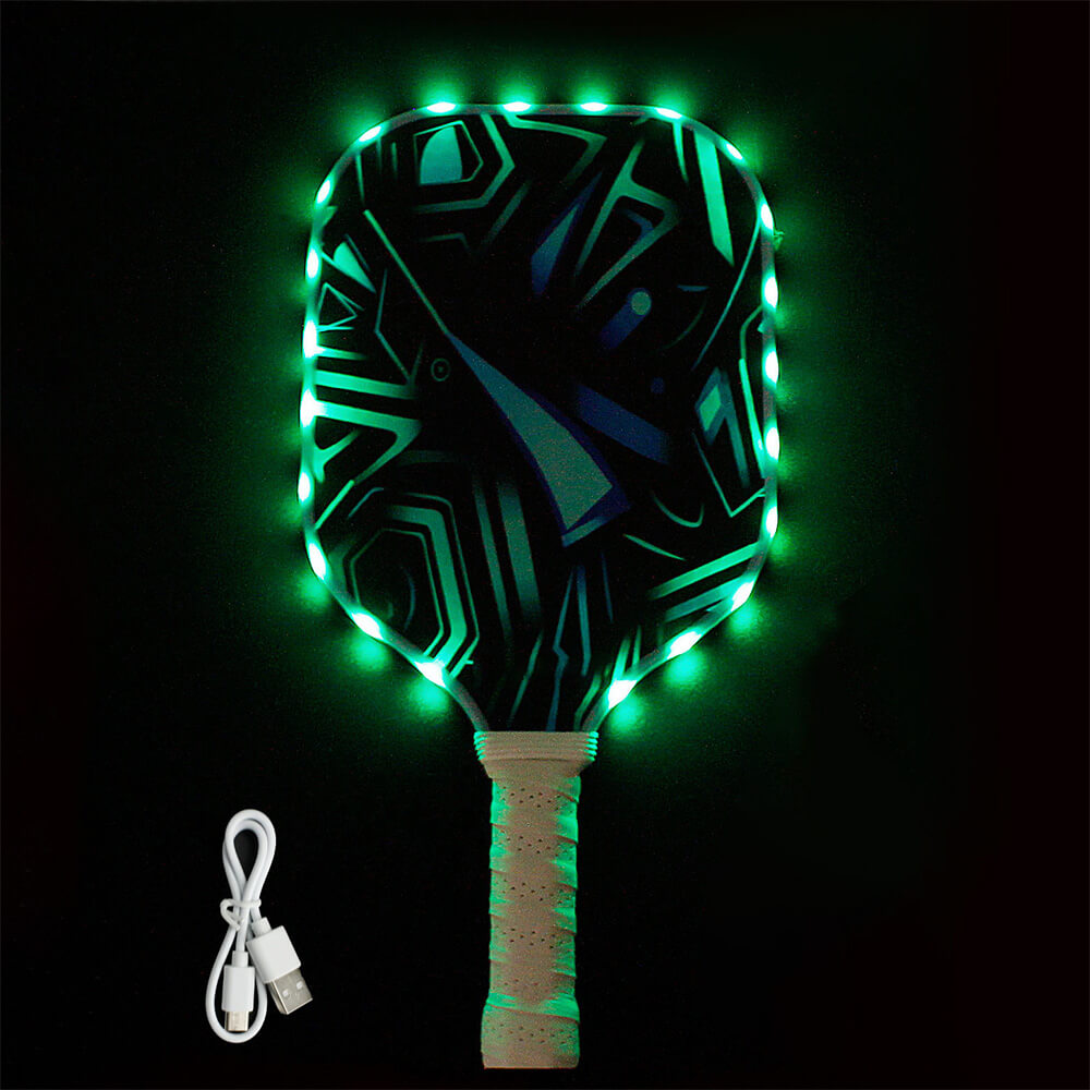 LED Pickleball Paddles – Lightweight Rackets with LED Edge Lighting