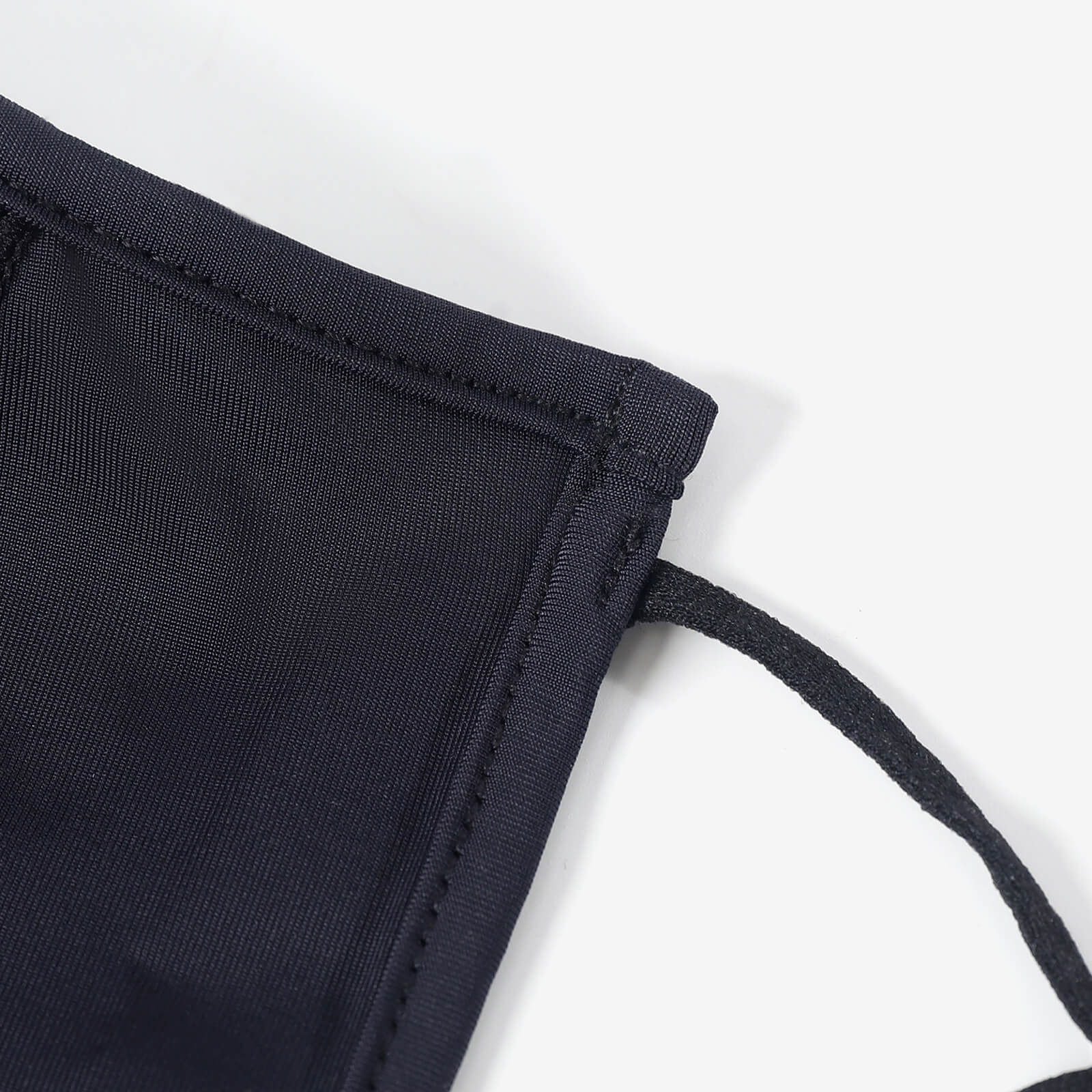 cooling neck gaiter with ear loops black