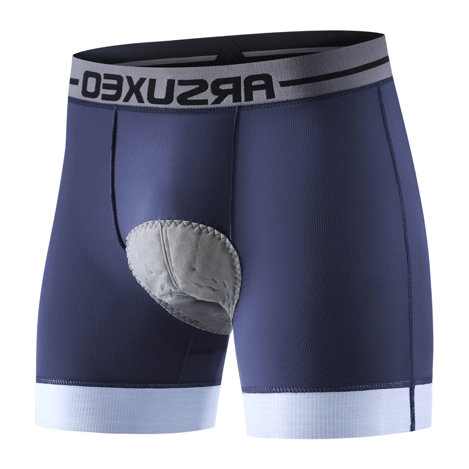 anti slip leg grips cycling undershorts blue