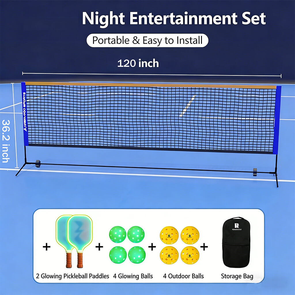 PICKLE-BALL Essentials Full Pickleball Set- for Indoor/Outdoor Play