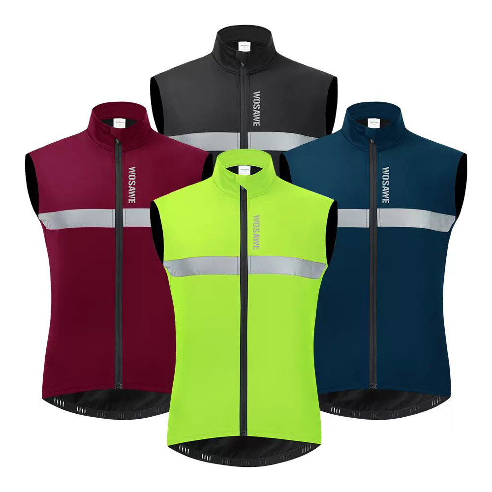 Men’s Thermal Softshell Cycling Vest – Windproof & Insulated