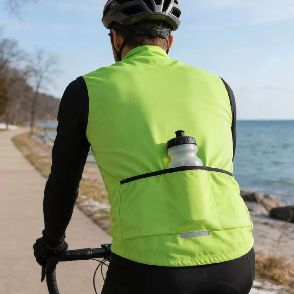 Men’s Thermal Softshell Cycling Vest – Windproof & Insulated