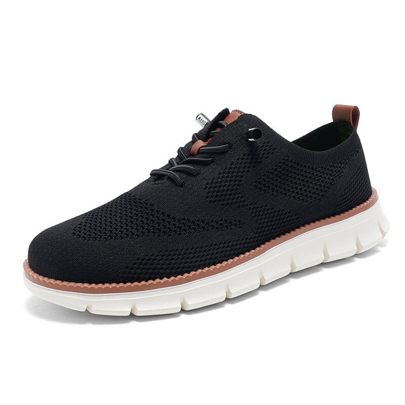 hybrid dress sneakers black for men