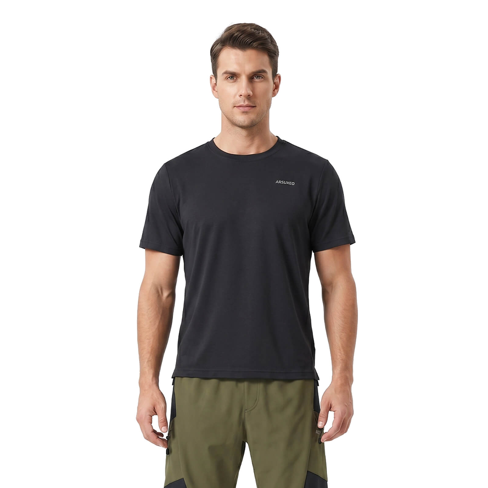 performance cycling tech tee black model