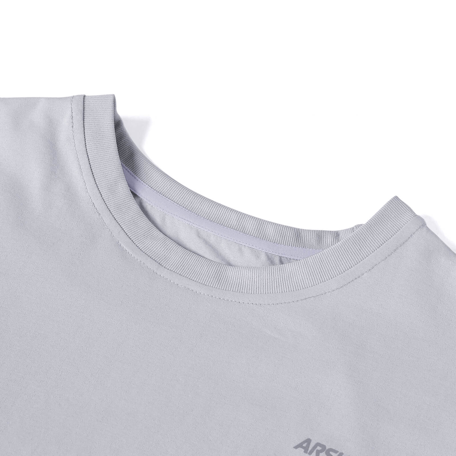 performance cycling tech tee gray collar