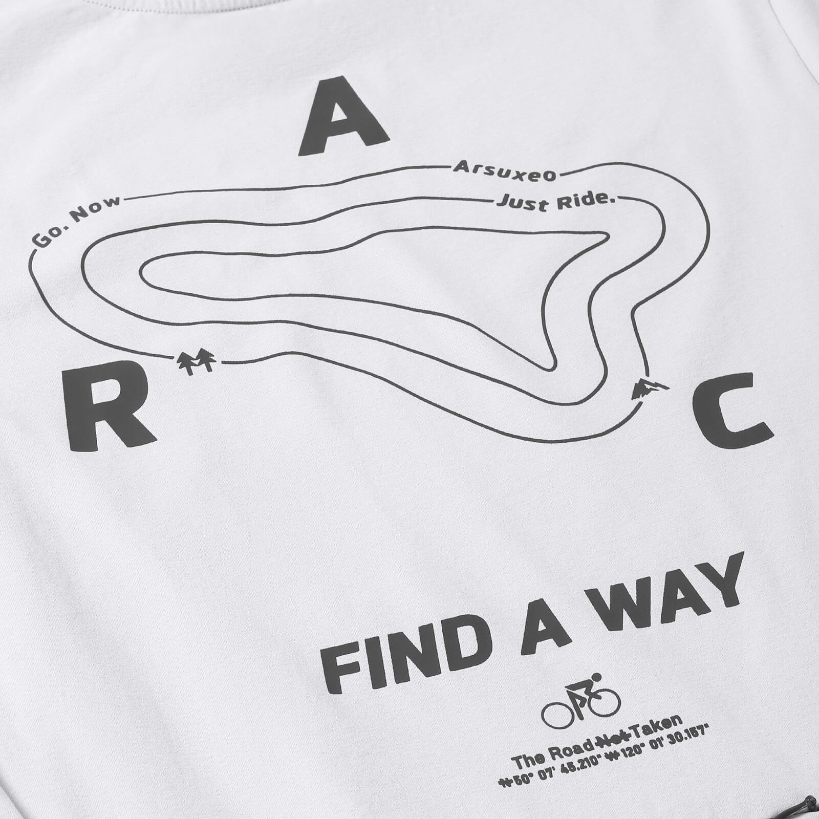 performance cycling tech tee white pattern