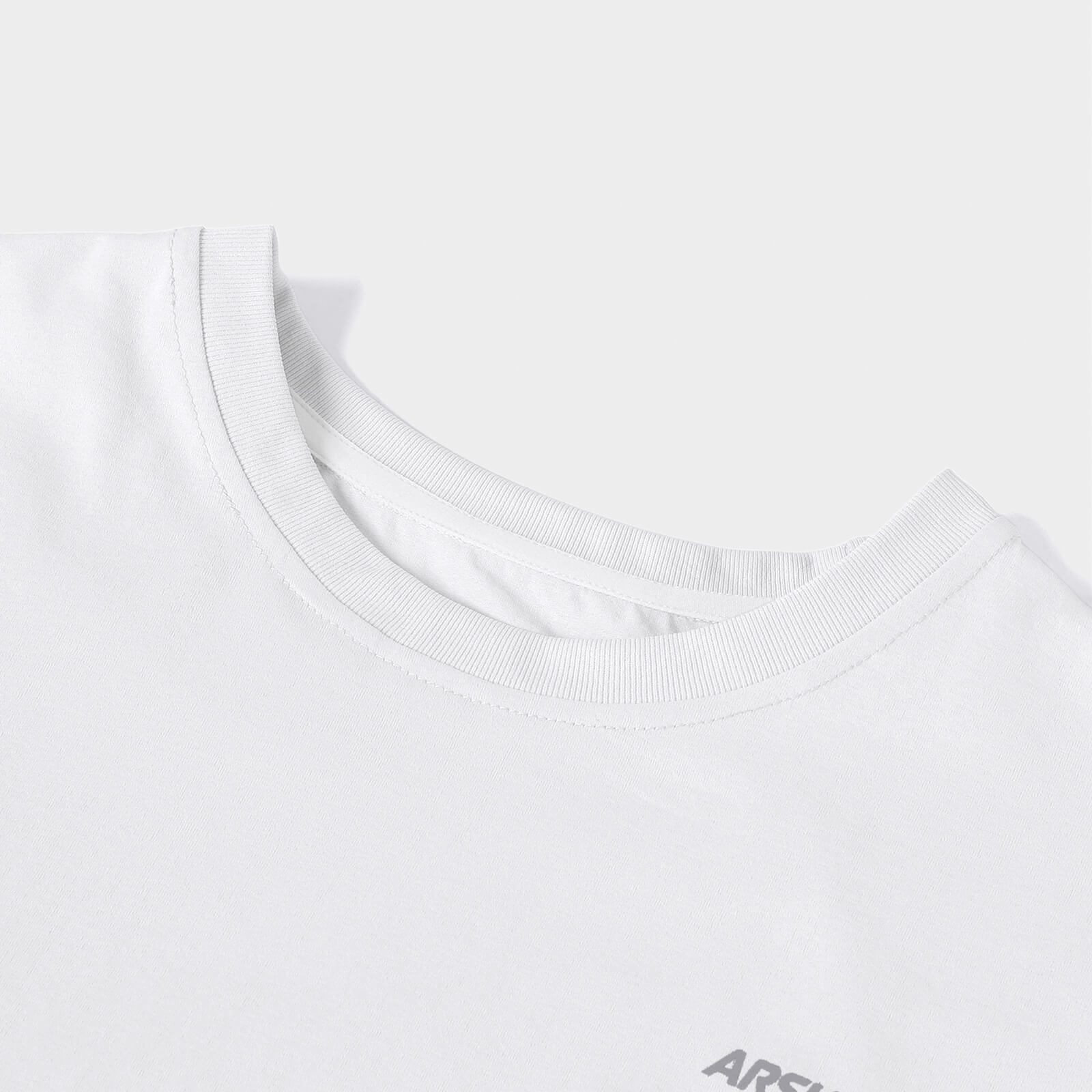 performance cycling tech tee white collar
