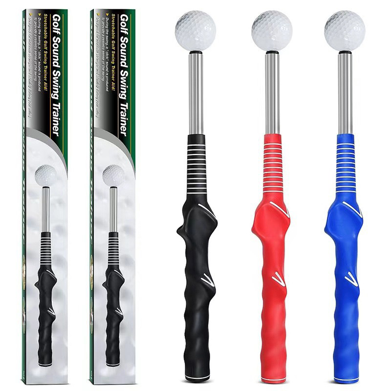 Telescopic Golf Swing Trainer with Sound Feedback