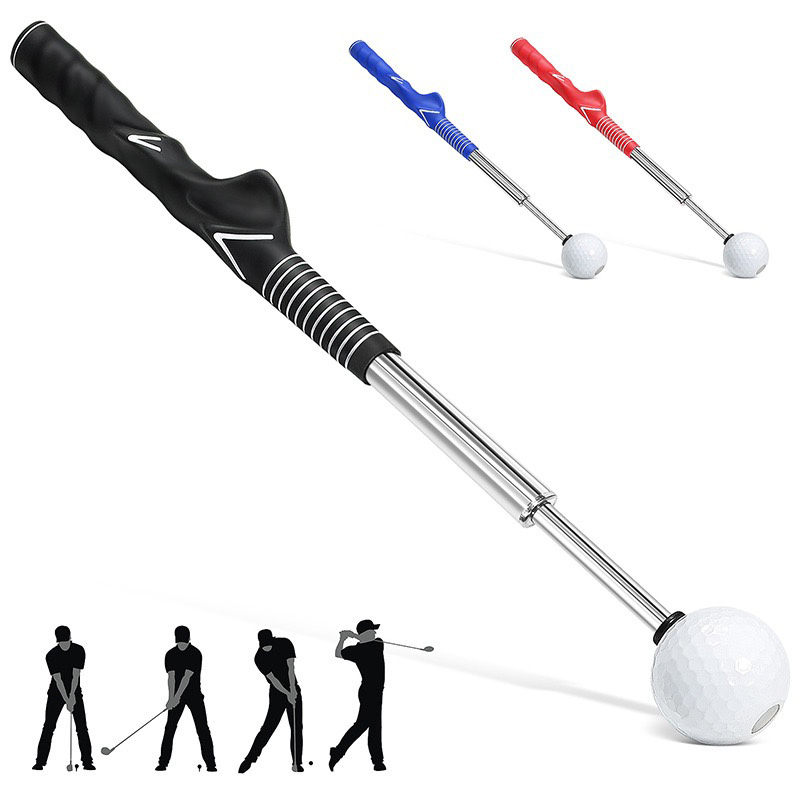 Telescopic Golf Swing Trainer with Sound Feedback