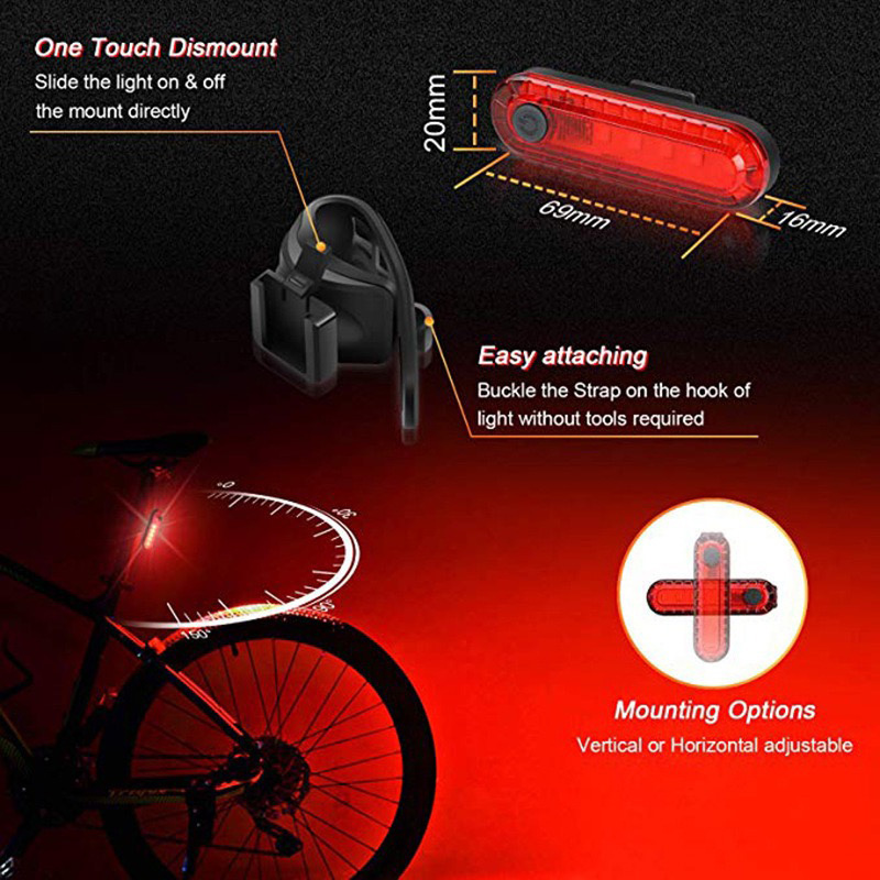 Professional Bike Lights Front and Back