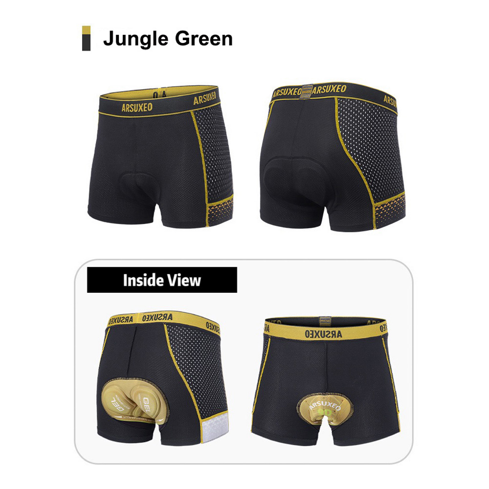 Pro-Air 3D Gel Padded Cycling Underwear – High-Performance Liner for Road & MTB