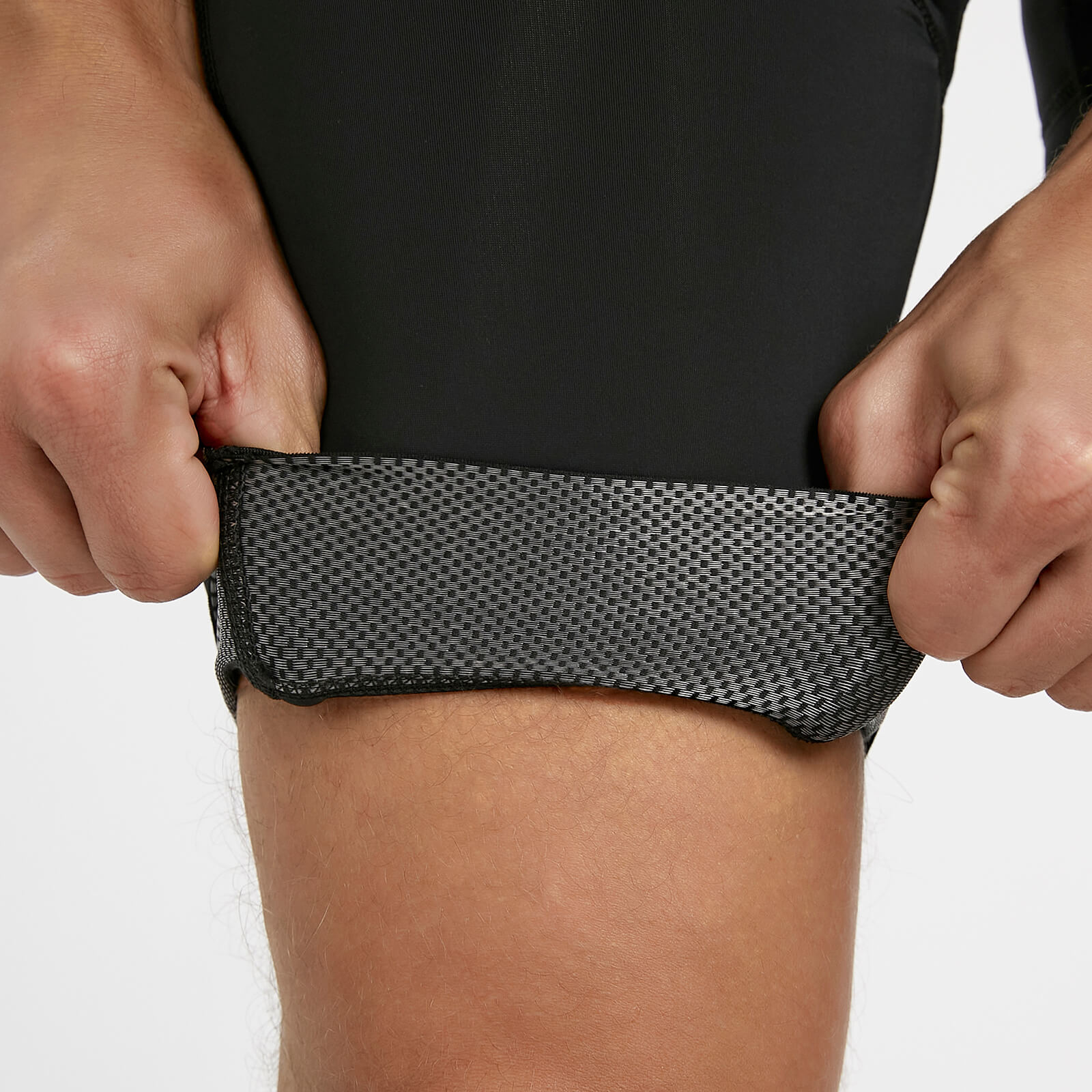 pro men padded cycling shorts anti rolling