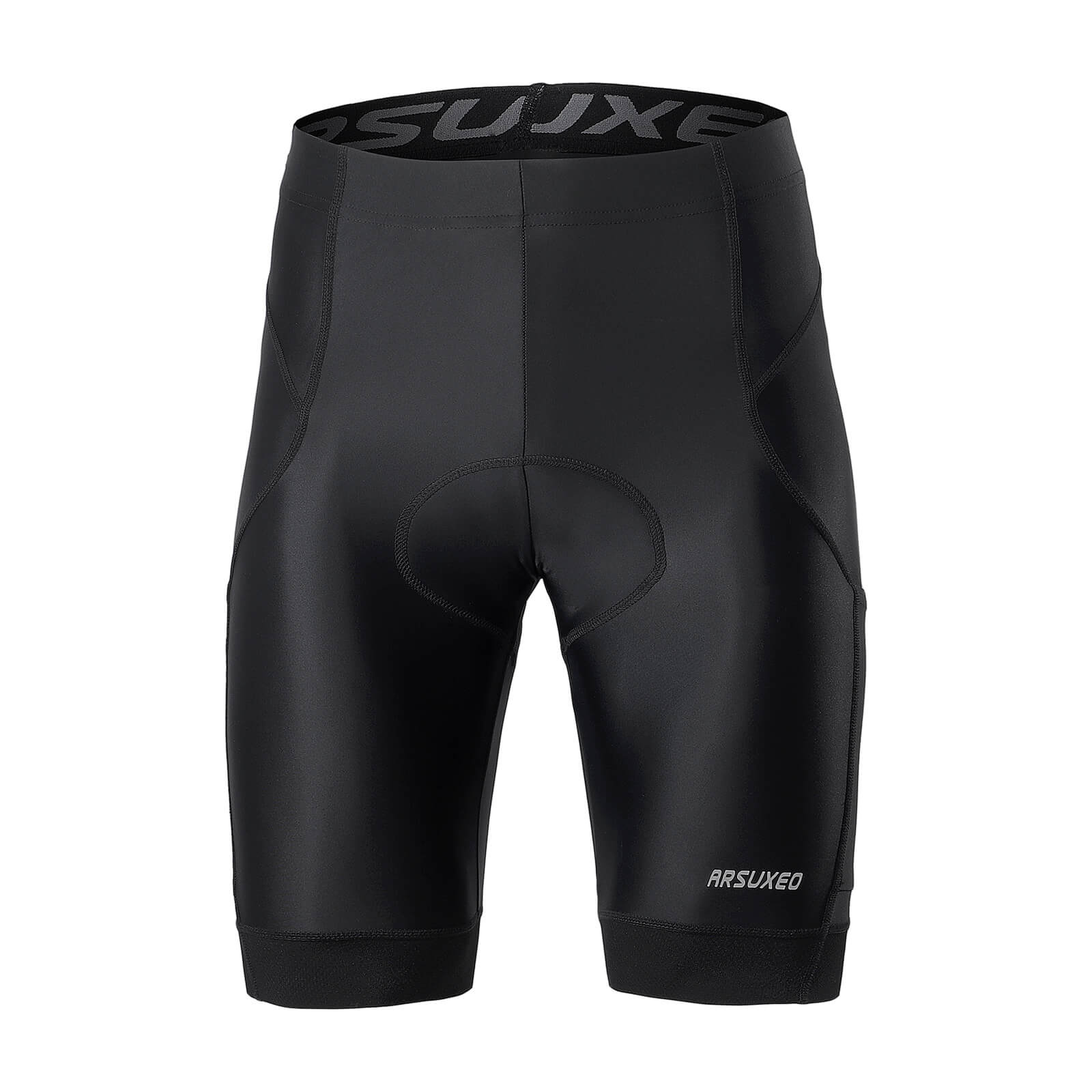 pro men padded cycling shorts with secure side pockets