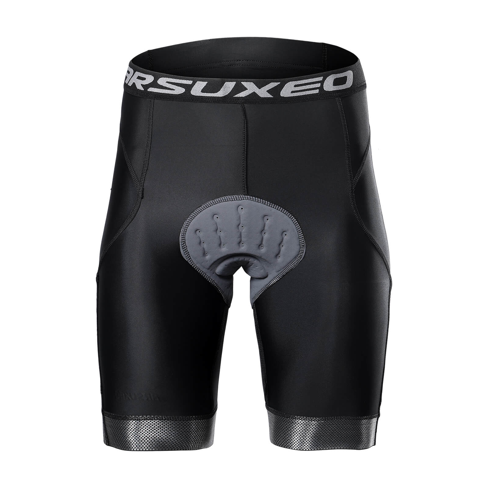 pro men padded cycling shorts black