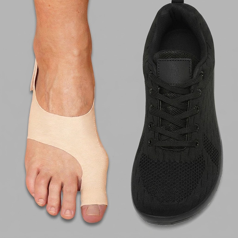 extra wide walking shoes black