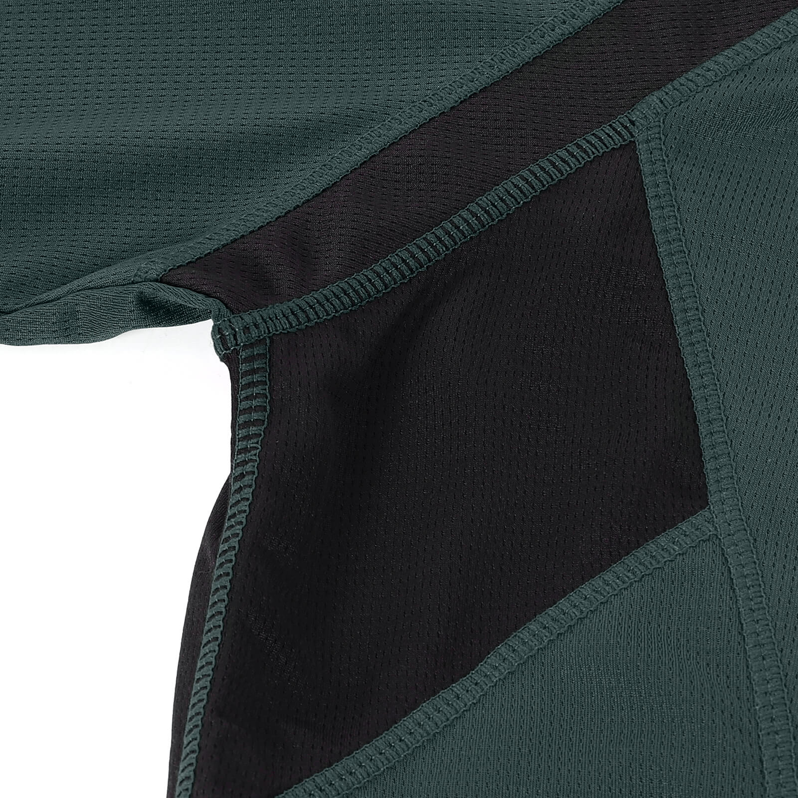 men cycling jersey forest green stitch