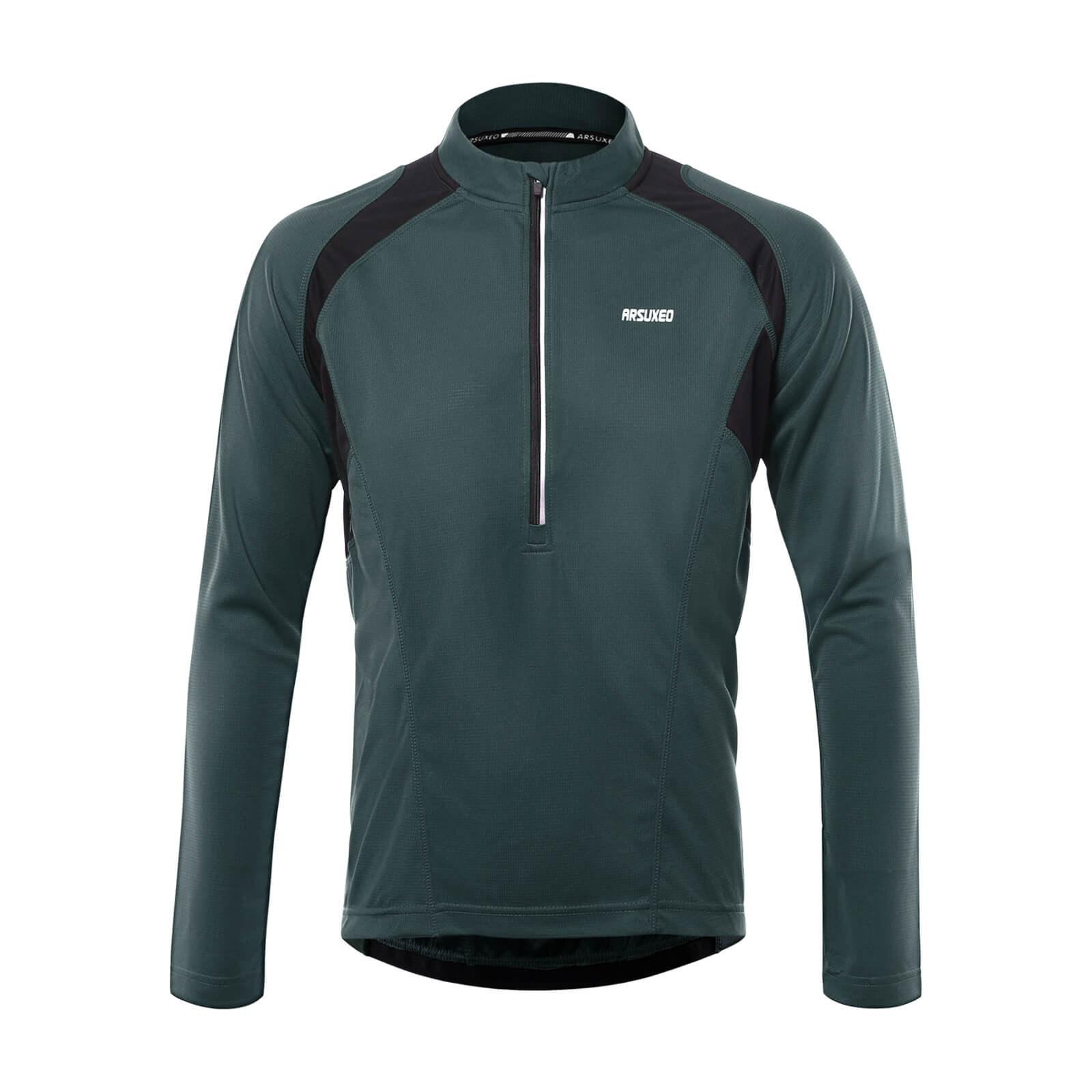 men cycling jersey forest green 