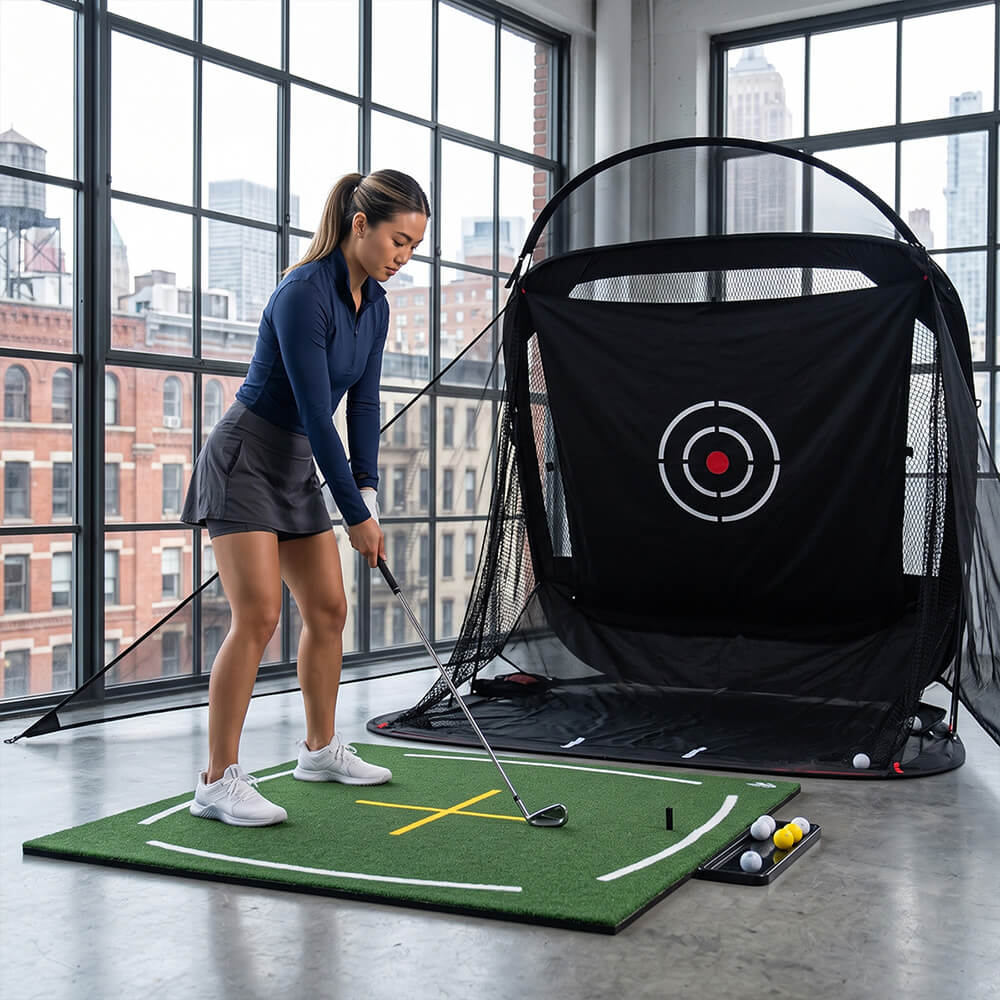 Mevolen Portable Golf Practice Net [7ft x 7ft]