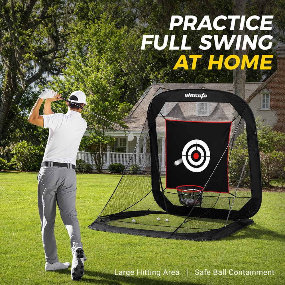 Mevolen Portable Golf Practice Net [7ft x 7ft]