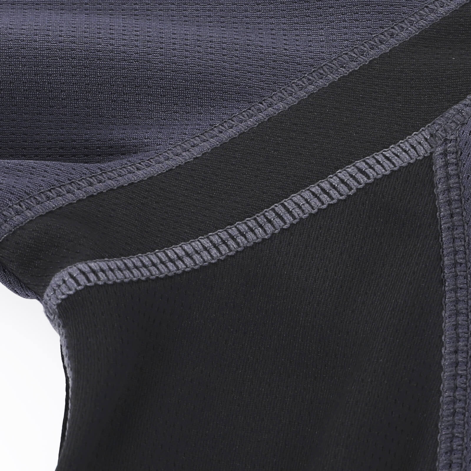 men half zip cycling jersey black stitch