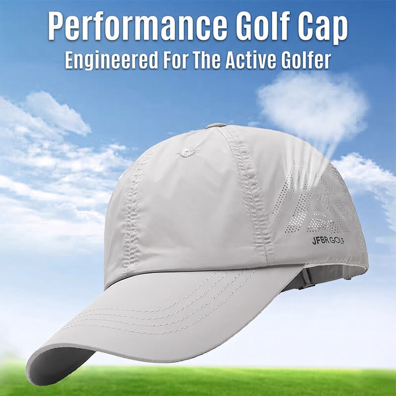 Men’s Lightweight Breathable Mesh Performance Golf Hat